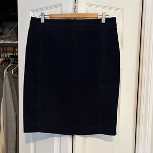 J. Crew navy corduroy cotton Pencil Skirt